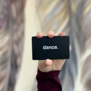 gift card for dance lessons