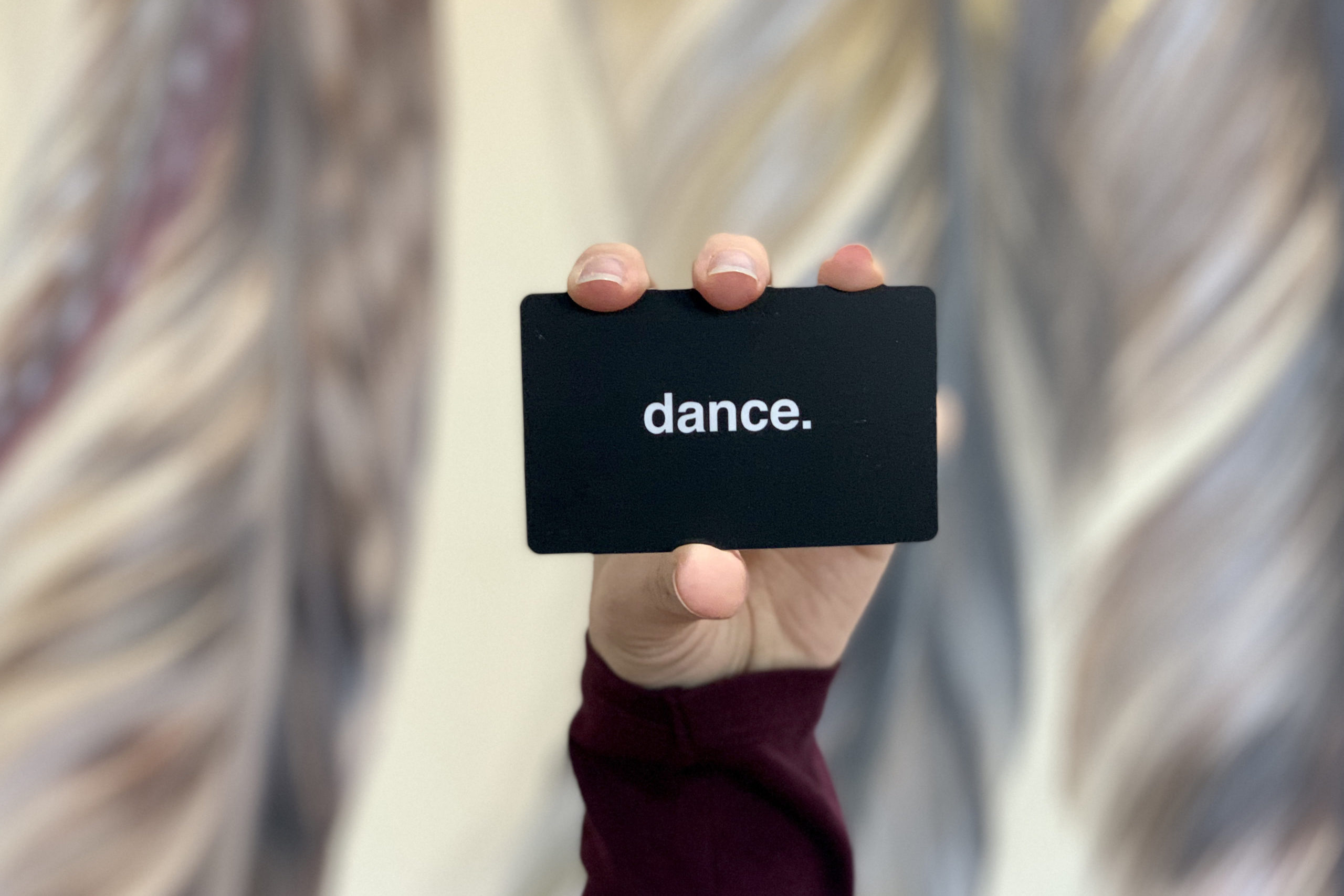 gift card for dance lessons
